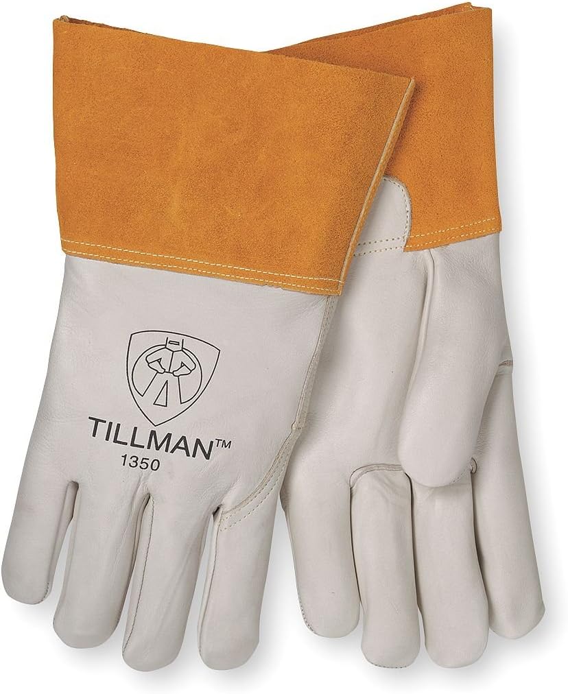 Tillman Welding Gloves, MIG, M, 12 In. L, Wing, PR