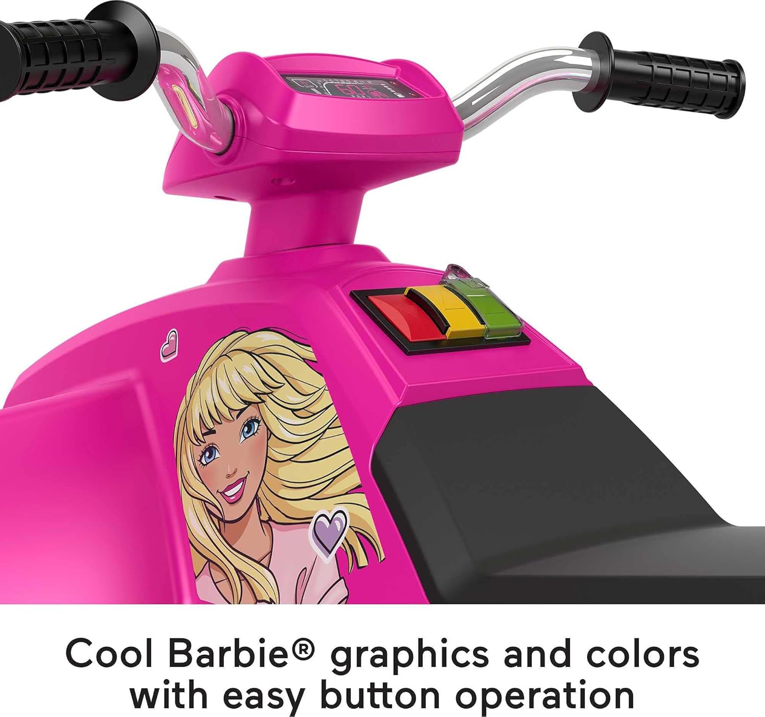 Buy Power Wheels Barbie Pink Racing ATV, 12V batterypowered rideon