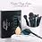 DUcare Christmas Makeup Gift Set 19 Pcs,17pcs Brushes Brush 1pc Cleaning Mat and 1pc Makeup Sponge Professional Face Powder Eye Shadow Powder Liquid Brushes