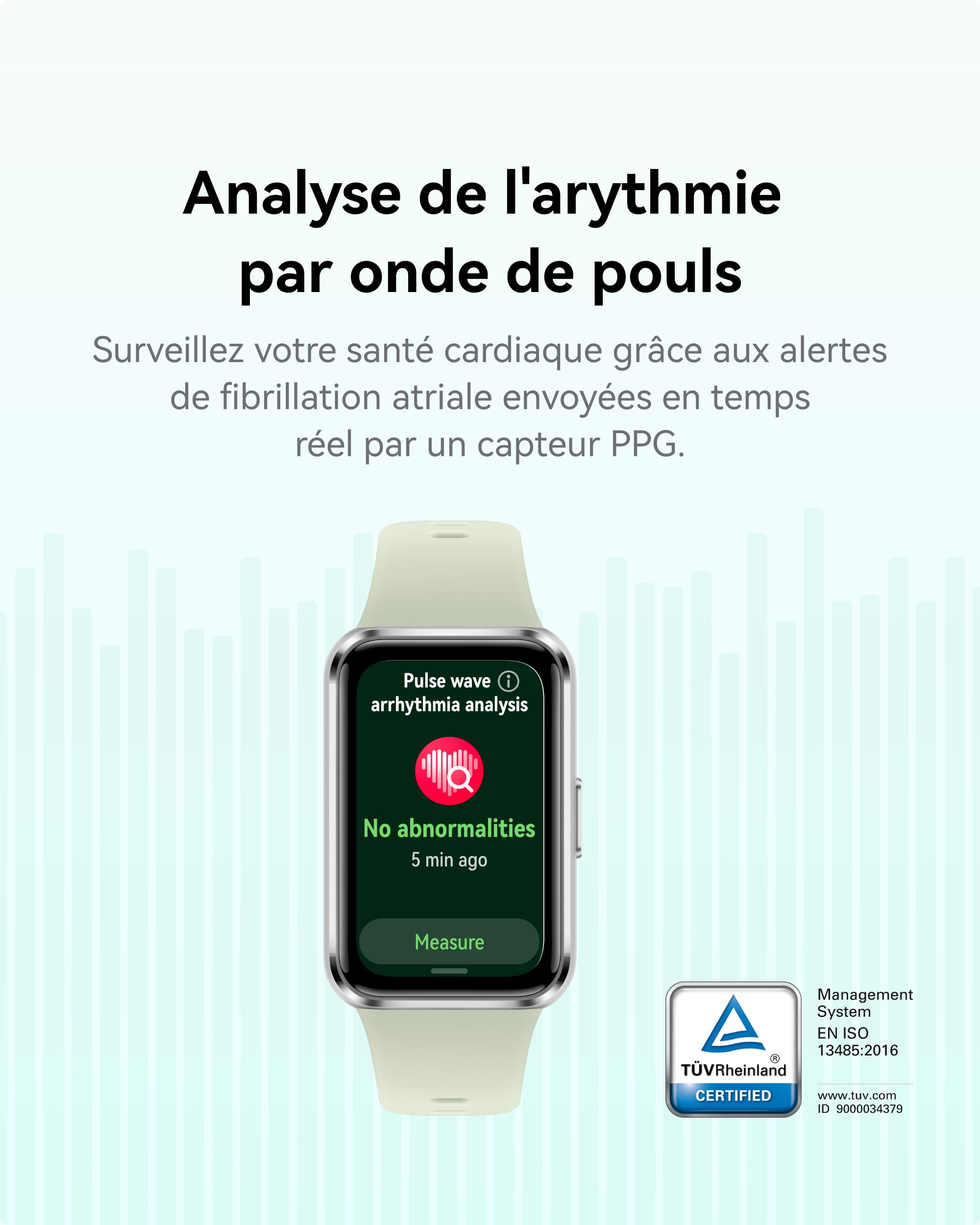 HUAWEI Band 11 Montre Connectée Tracker d'Activité Écran AMOLED 1,62 Pouces Bracelet Intelligent Autonomie 14 Jours Noir