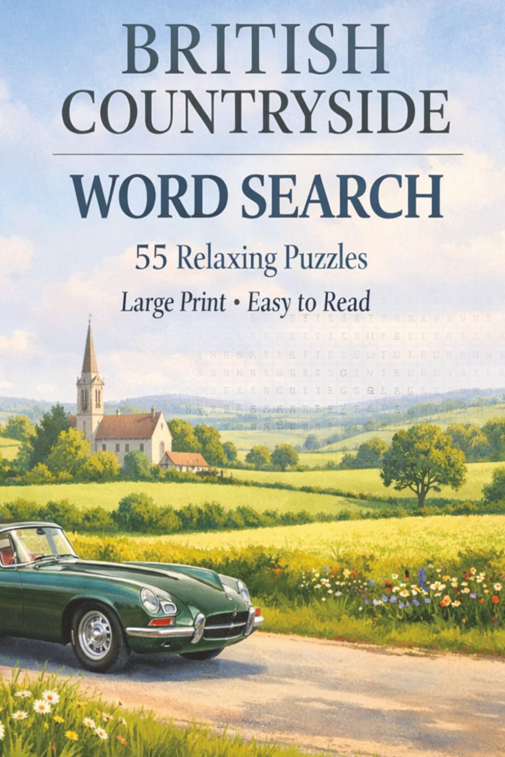 British Countryside Word Search: 55 Relaxing Large Print Puzzles for Adults & Seniors