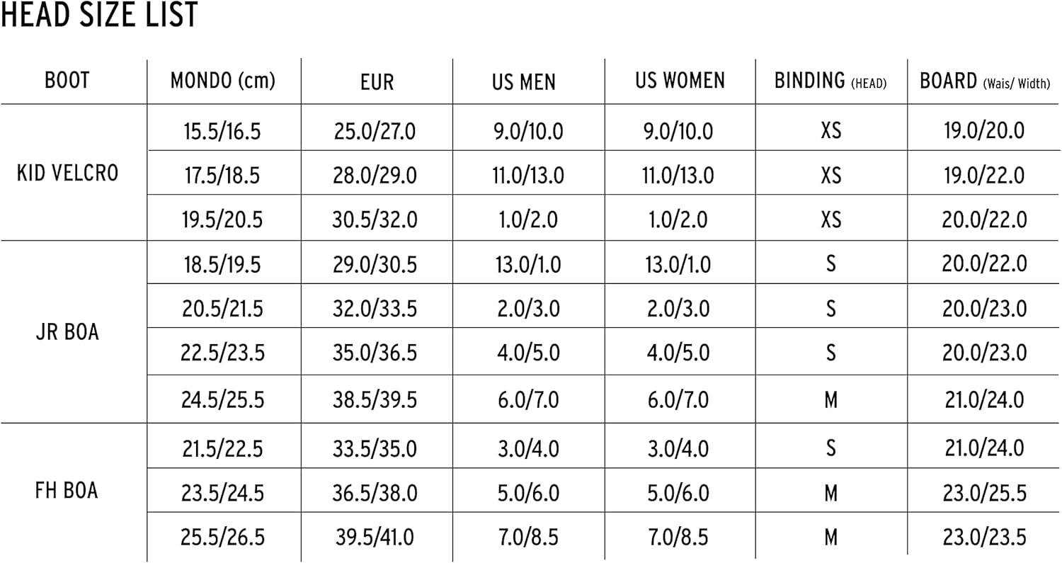 HEAD(ヘッド) スノーボード ブーツ JR BOA ジュニア 2022年モデル 355308