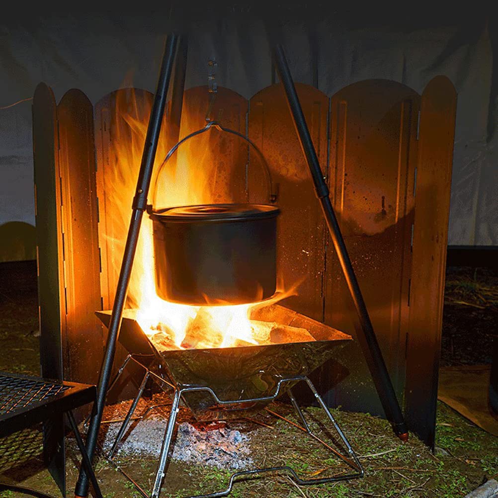 Outdoor Herd Windschutz Faltbar - Für Campingkocher & Rucksacktouren