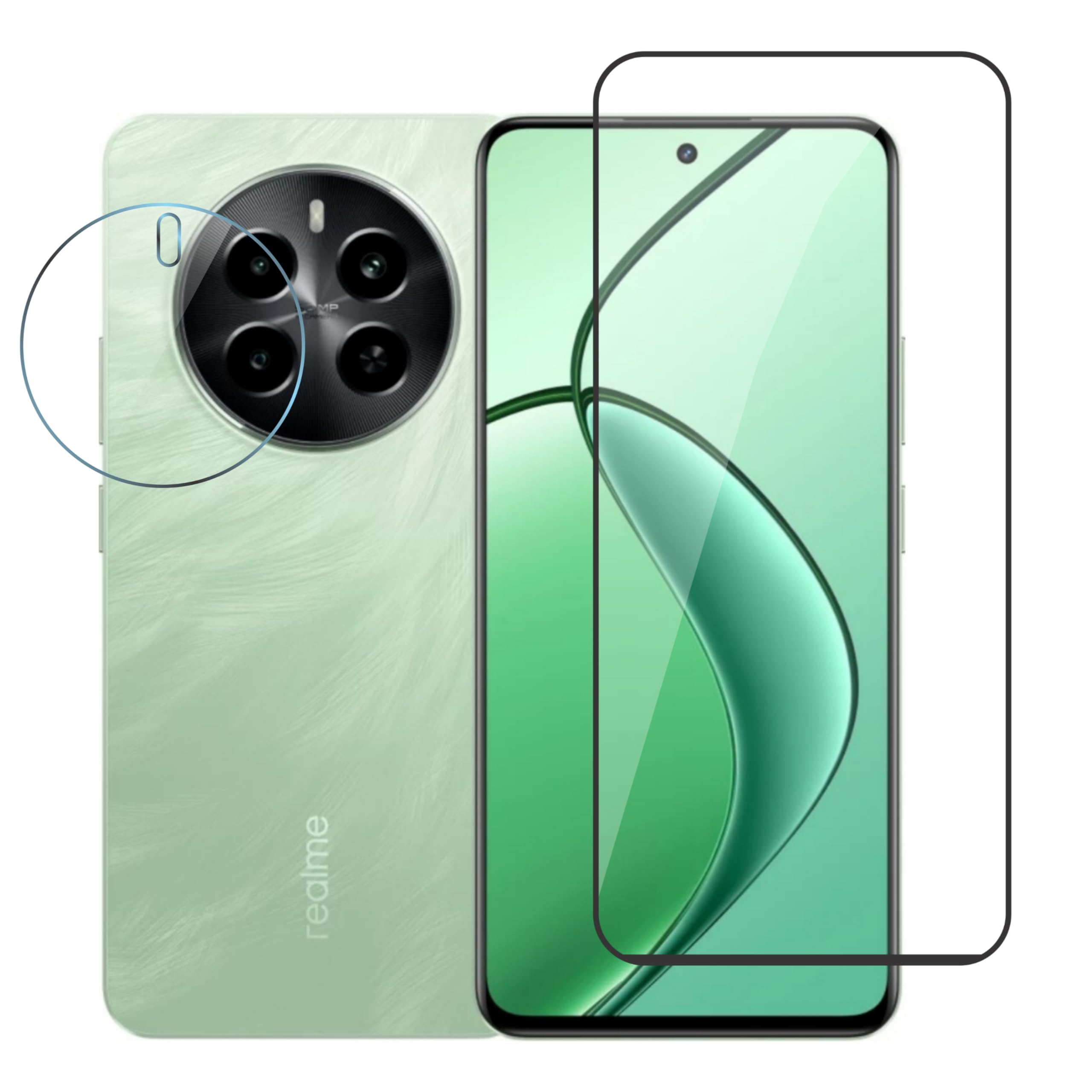 AYRA Realme p1 5g 11D Tempered Glass With Camera lens protector (except edges) and Easy Installation Kit, (Pack of 1) (B0D1YKPJGS) Amazon Price History, Amazon Price Tracker