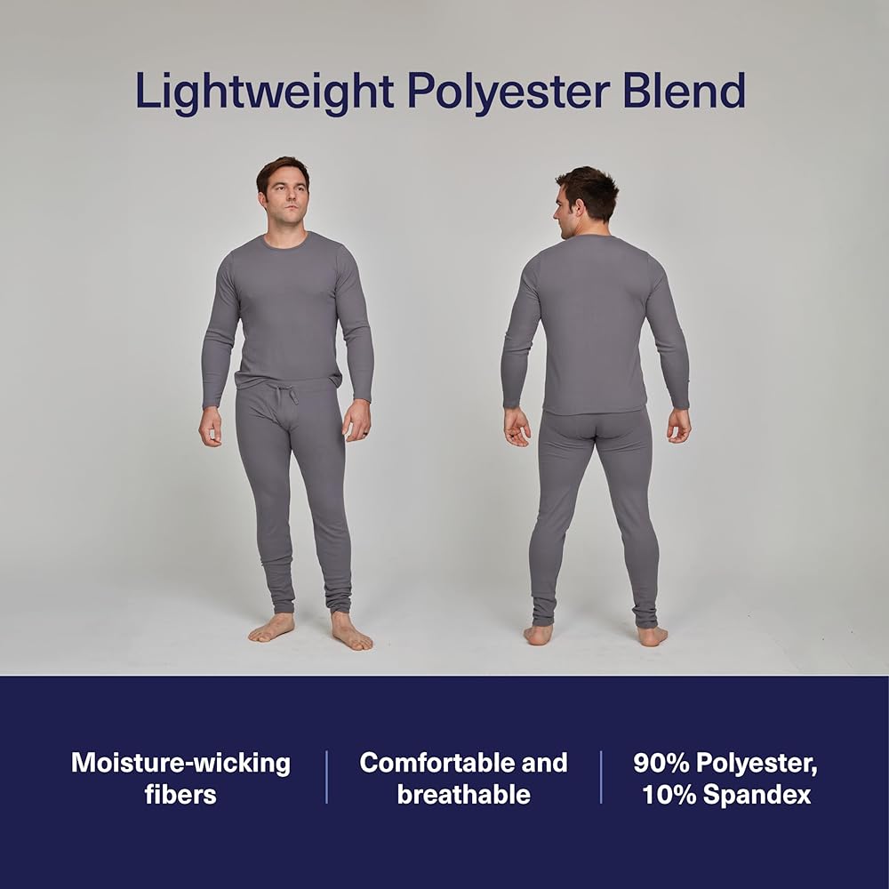 Kickoff Flexwear Thermal Underwear for Men Long Johns for