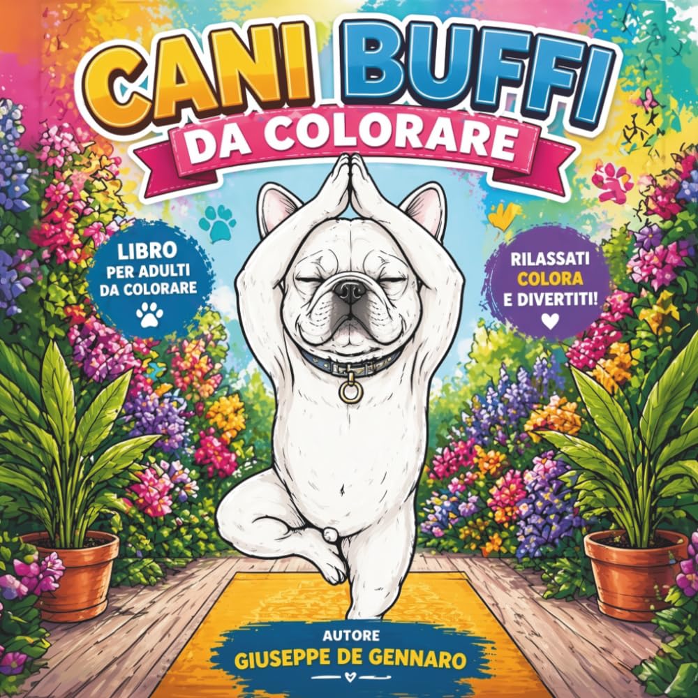 Cani Buffi da Colorare: Disegni Divertenti e Simpatici per Rilassarsi e Divertirsi – Perfetto per Adulti e Ragazzi