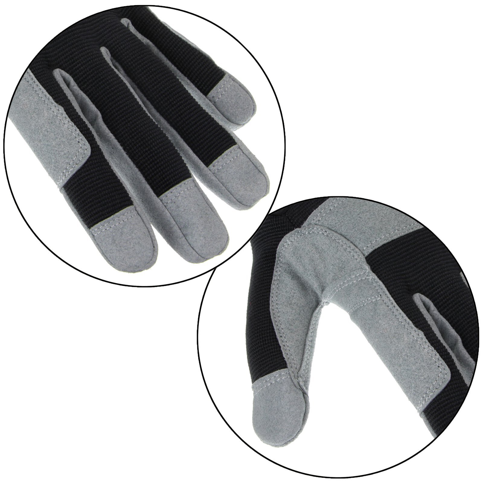ALPIDEX Rękawiczki do wspinaczki uniseks Fullfinger rękawiczki do wspinaczki Full Finger Gloves Via Ferrata wszystkie palce zamknięte
