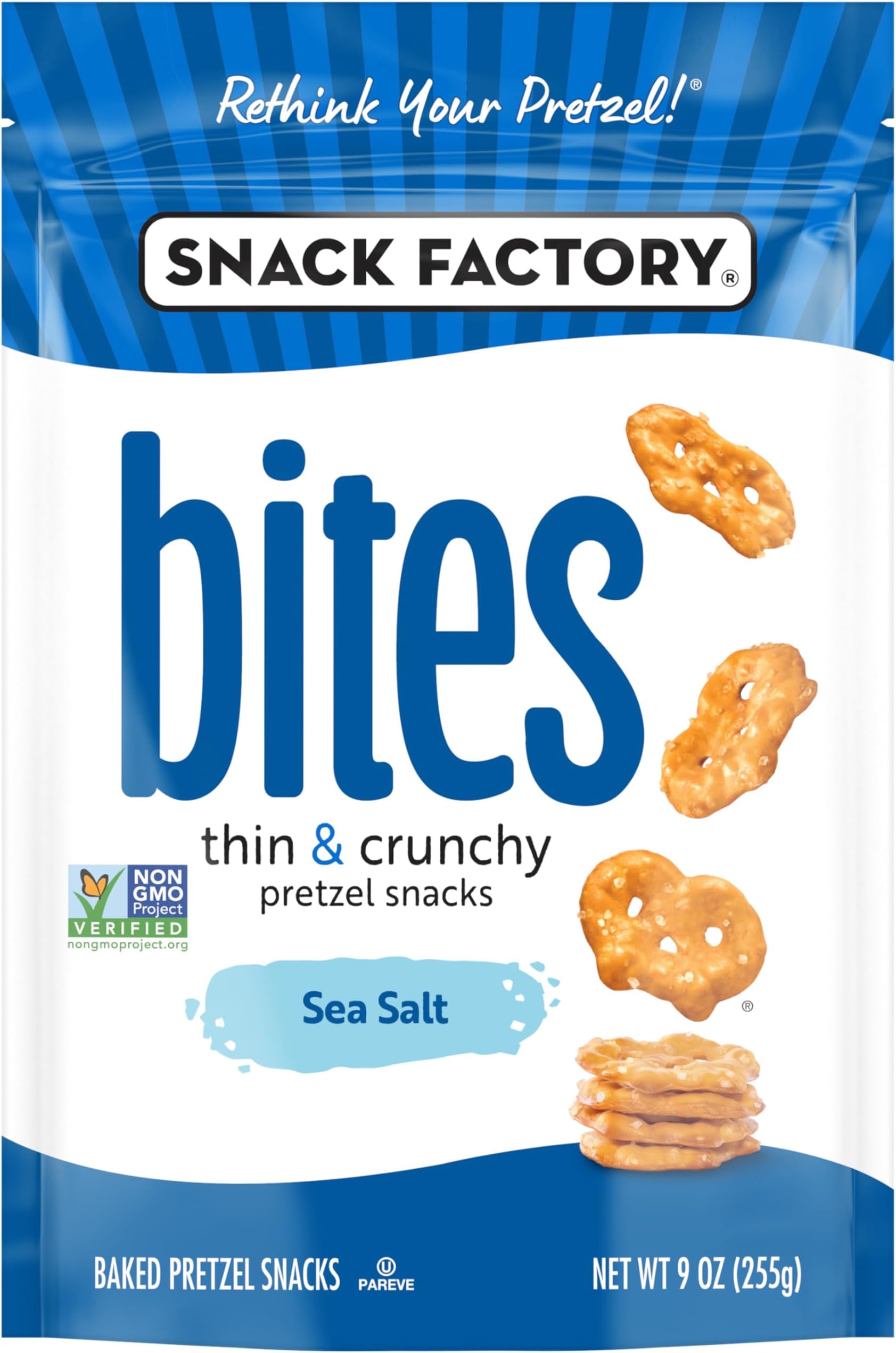 Sea Salt Bites, 9 Oz Bag