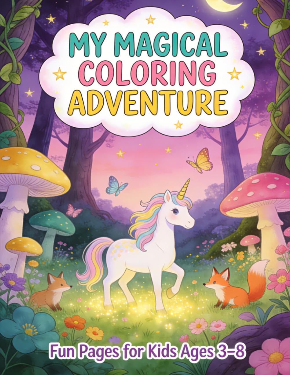 My Magical Coloring Adventure: Adorable Animals Coloring Book