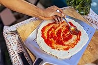 Vista 8 de ooni Pala de Pizza Perforada de 12" – Pala de Pizza de Metal de Aluminio de 12 Pulgadas, Pala Espátula de Pizza, Pala Ligera para Voltear Pizza