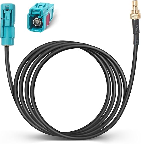 Anina Adaptador de conector Fakra Z hembra a SMB macho de 4 pies para automóvil Sirius XM, receptor de radio satelital, sintonizador a antena XM del