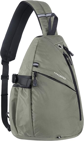 TITECOUGO Sling Bag Crossbody Shoulder Outdoor Travel Hiking Backpack for Women & Men