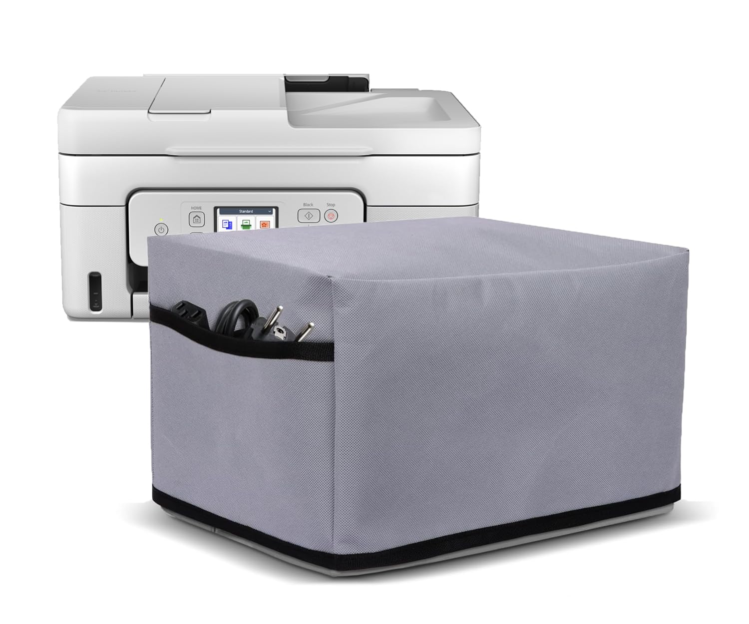 Dust & Water Proof Printer Cover for Canon Pixma G4780 (Grey)-image-10