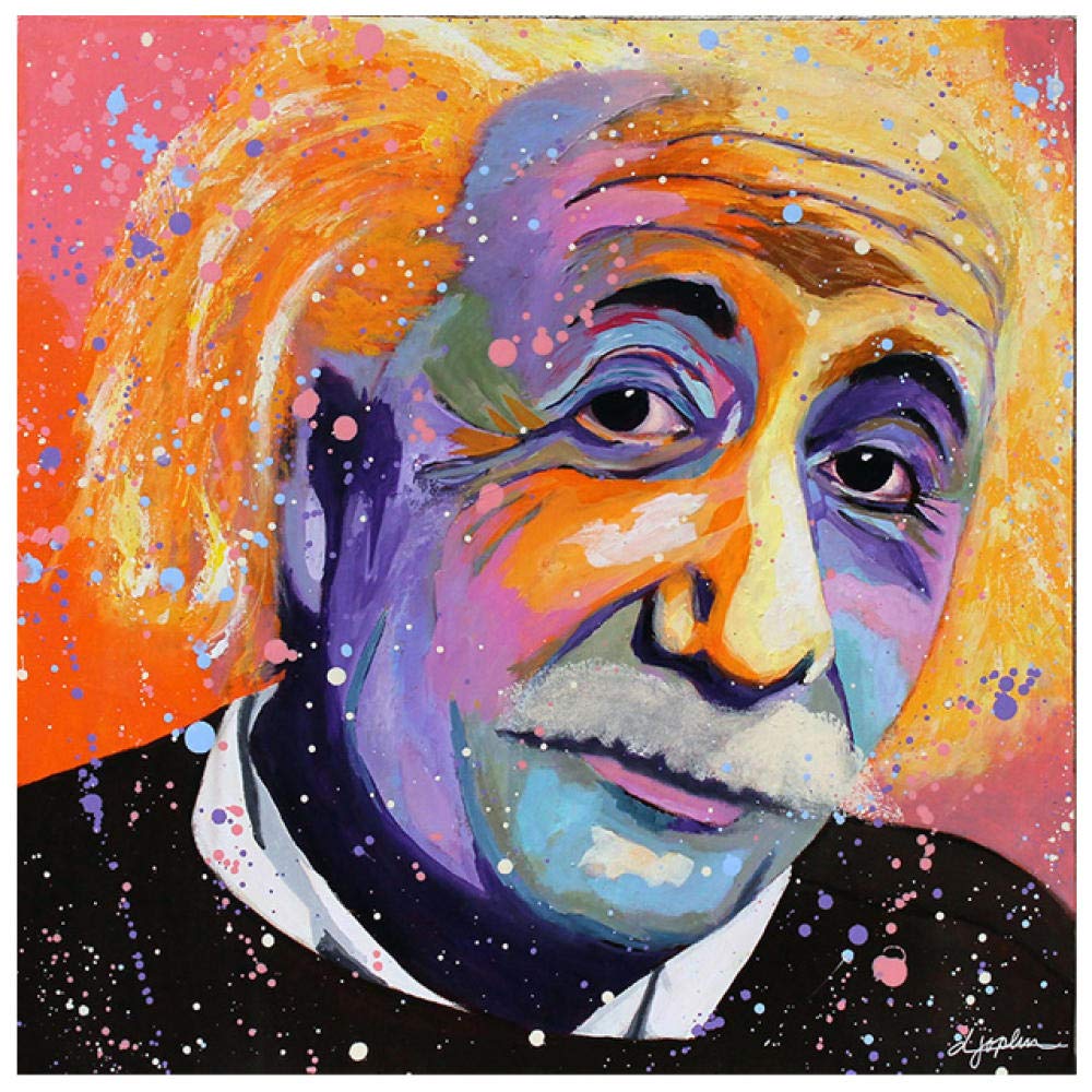 Amazon｜JSWHP抽象的なカラフルなアートキャンバス絵画