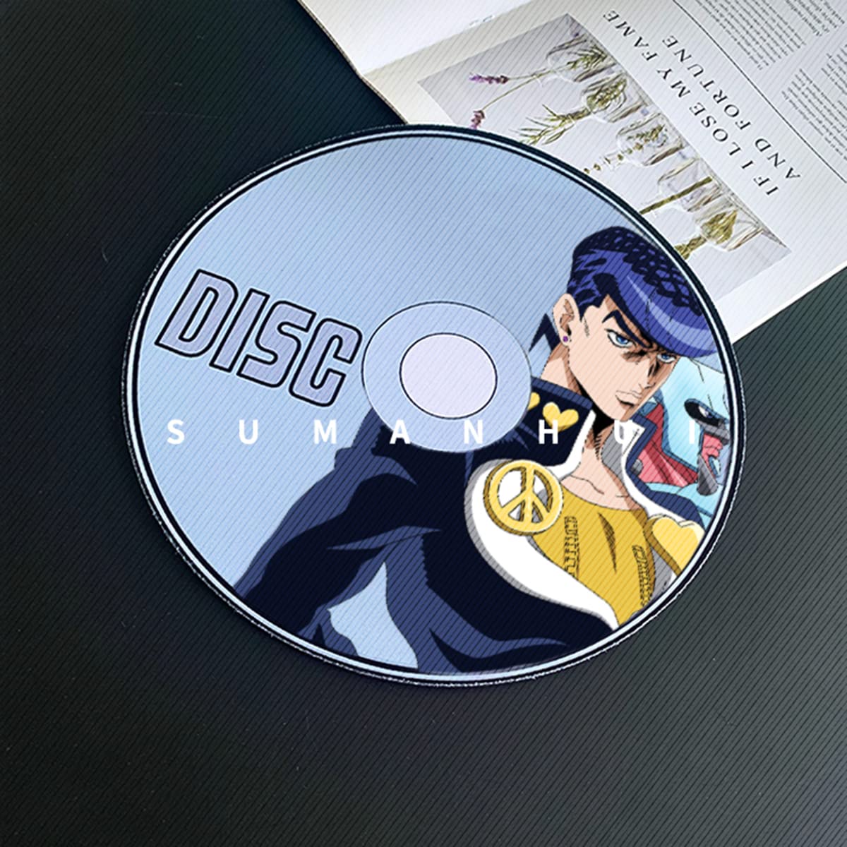 Amazon.co.jp: ジョジョの奇妙な冒険 マウスパッド JOJO ディスク