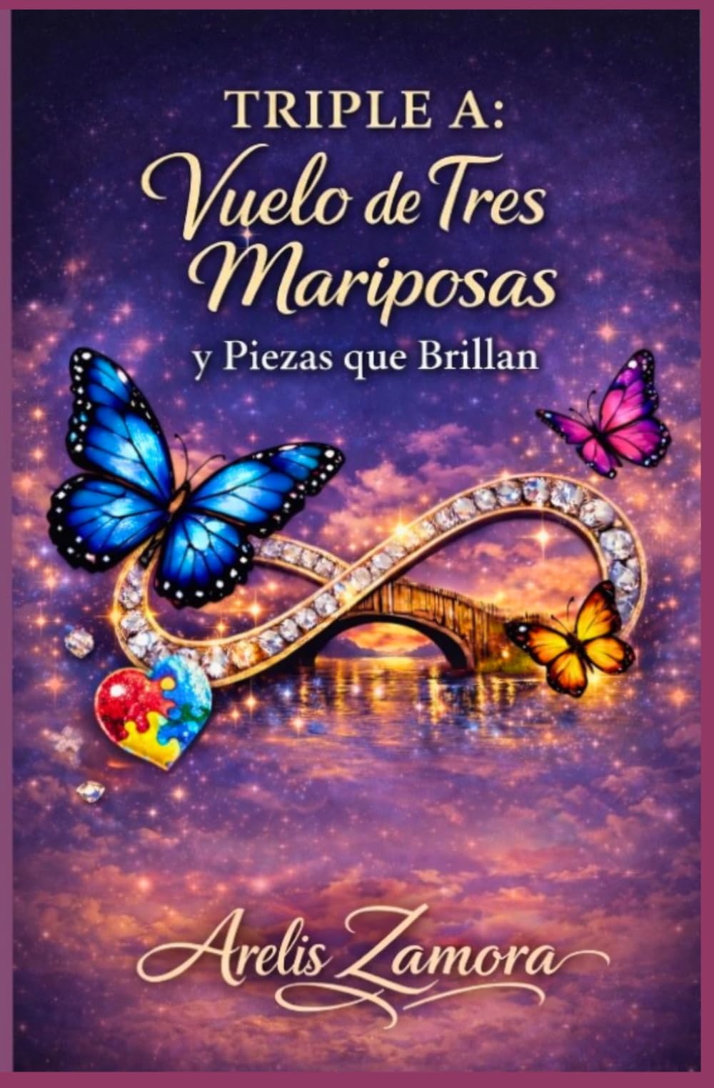Triple A: Vuelo de Tres Mariposas y Piezas Que Brillan: Testimonio de una familia, aprendizajes, historias y herramientas para comprender y acompañar el autismo.