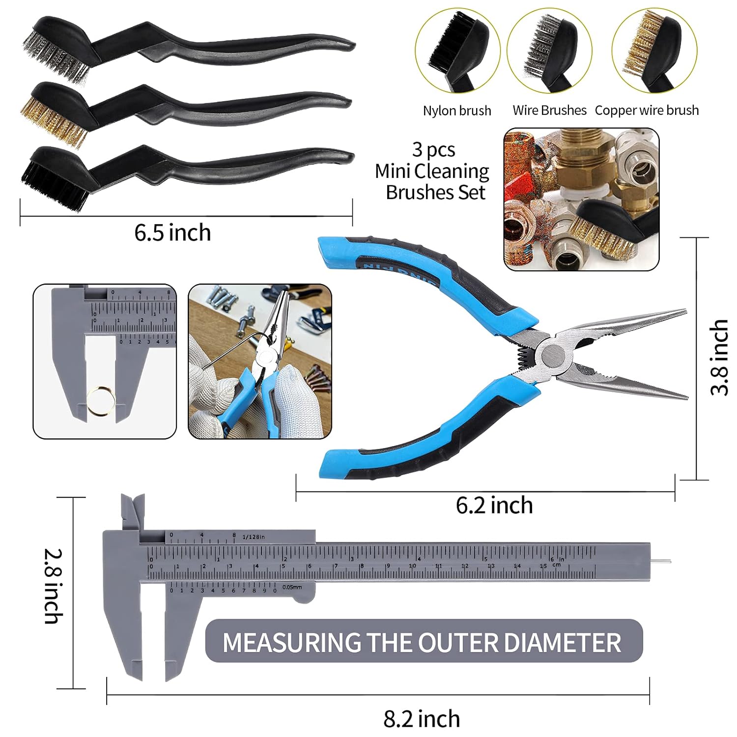 162 Pcs Pro Grade 3D Print Tool Kit Set 3D Printer Tool Kit,3D Printer Scraper,Contains Portable Tool Box,for Remove Clean and Finish 3D Print Accessories/Model Building/(Multi-Purpose) : Industrial & Scientific