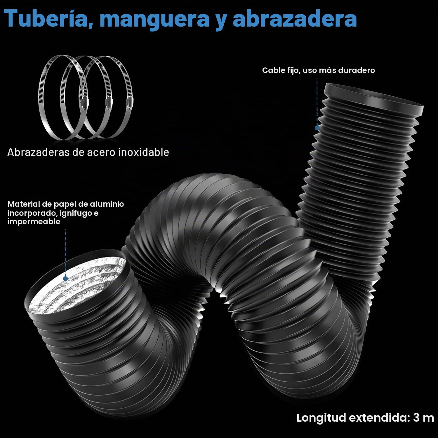 100mm Kit Combinado de Filtro de Ventilador de conducto363m³/h,Trifásico EC Motor con controlador de velocidad Extractor de Aire,hidropónicos Crece Sistema de ventilación de Tienda.