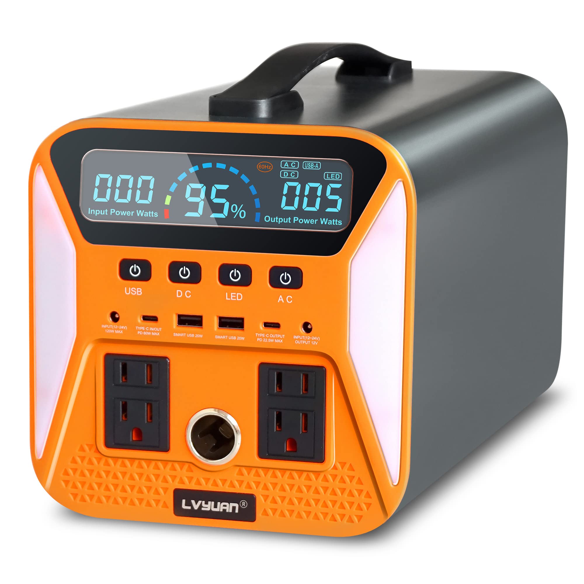 Amazon.co.jp: LVYUAN(リョクエン)ポータブル電源 1000W ポータブル