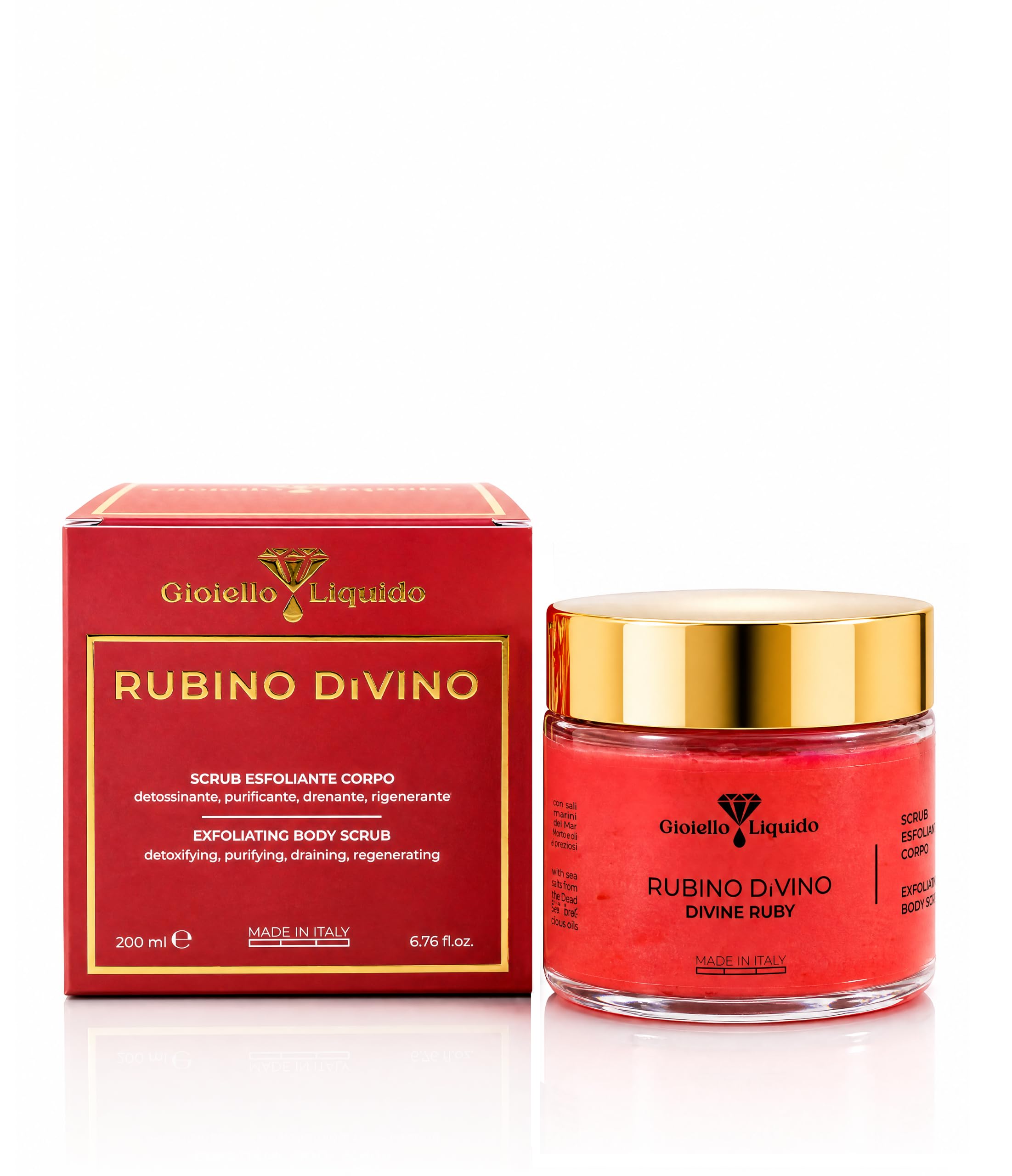 Gommage corps anti-cellulite aux sels marins pour douche et sauna - Exfoliant à l'huile de jojoba protectrice - Gommage Corps Exfoliant Raffermissant Corps 200 ML