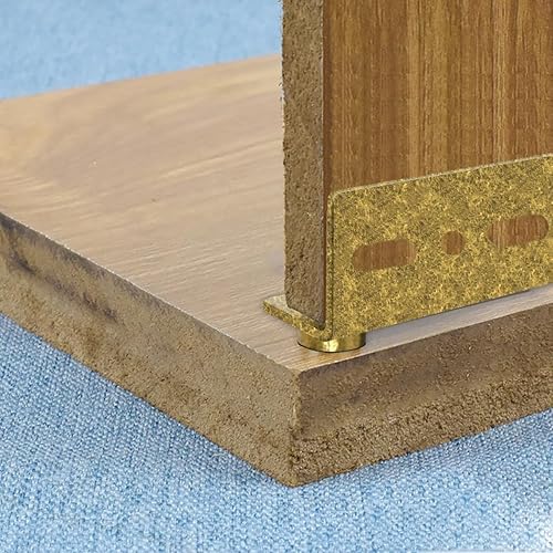 Miniatura 3 de Aifeier ET 2 juegos de bisagras pivotantes de bronce resistentes con eje oculto para puertas de madera, cajones, armarios de muebles, armario,