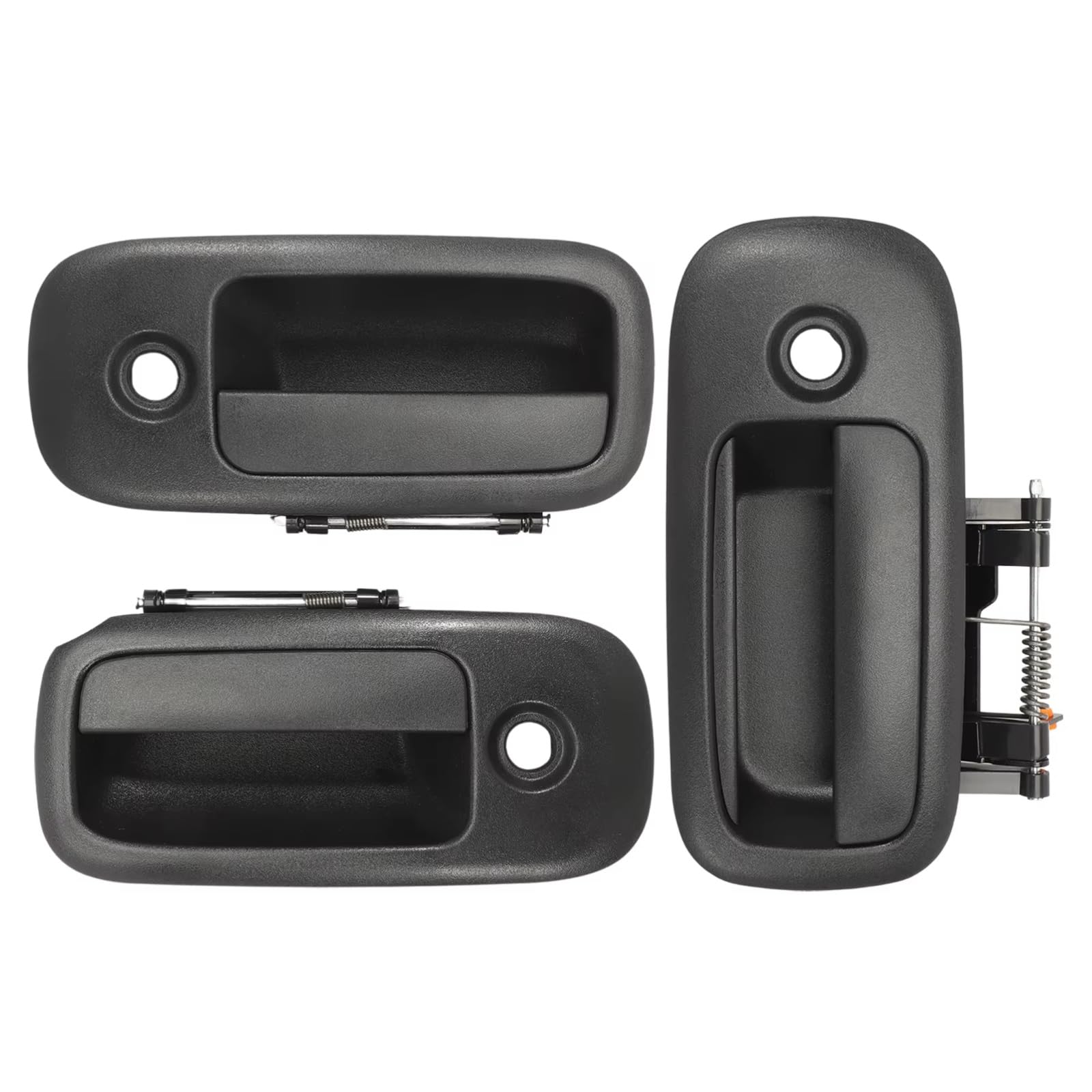 Amxaqjc for Chevy for Express for GMC for Savana 1500 2500 3500 4500 1996-2009 Exterior Sliding Side Door Handles 15148798 15167640 25748320 3PCS Car Side Door Handle