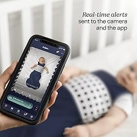 Nanit Breathing Wear Sleeping Bag - 100% Cotton Baby Sleep Sack - Works Pro Baby Monitor to Track Breathing Motion Sensor-Free, Real-Time Alerts, Size Large, 12-18 Months, Blush Pink