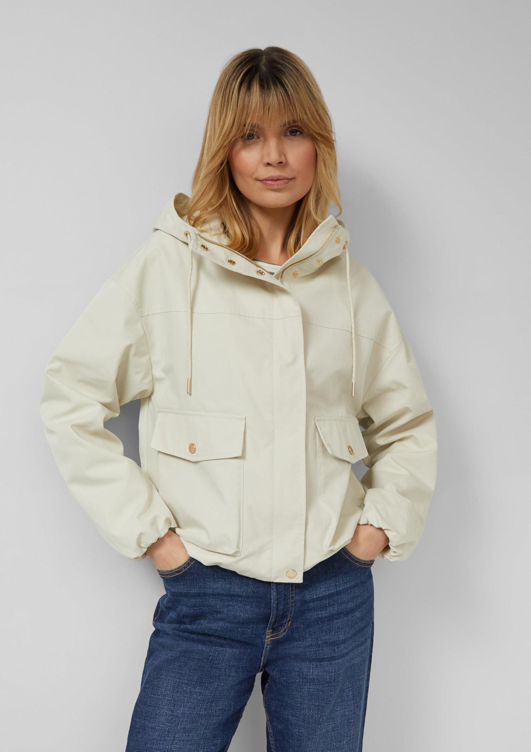 s.Oliver Jacke im Relaxed Fit mit Kapuze