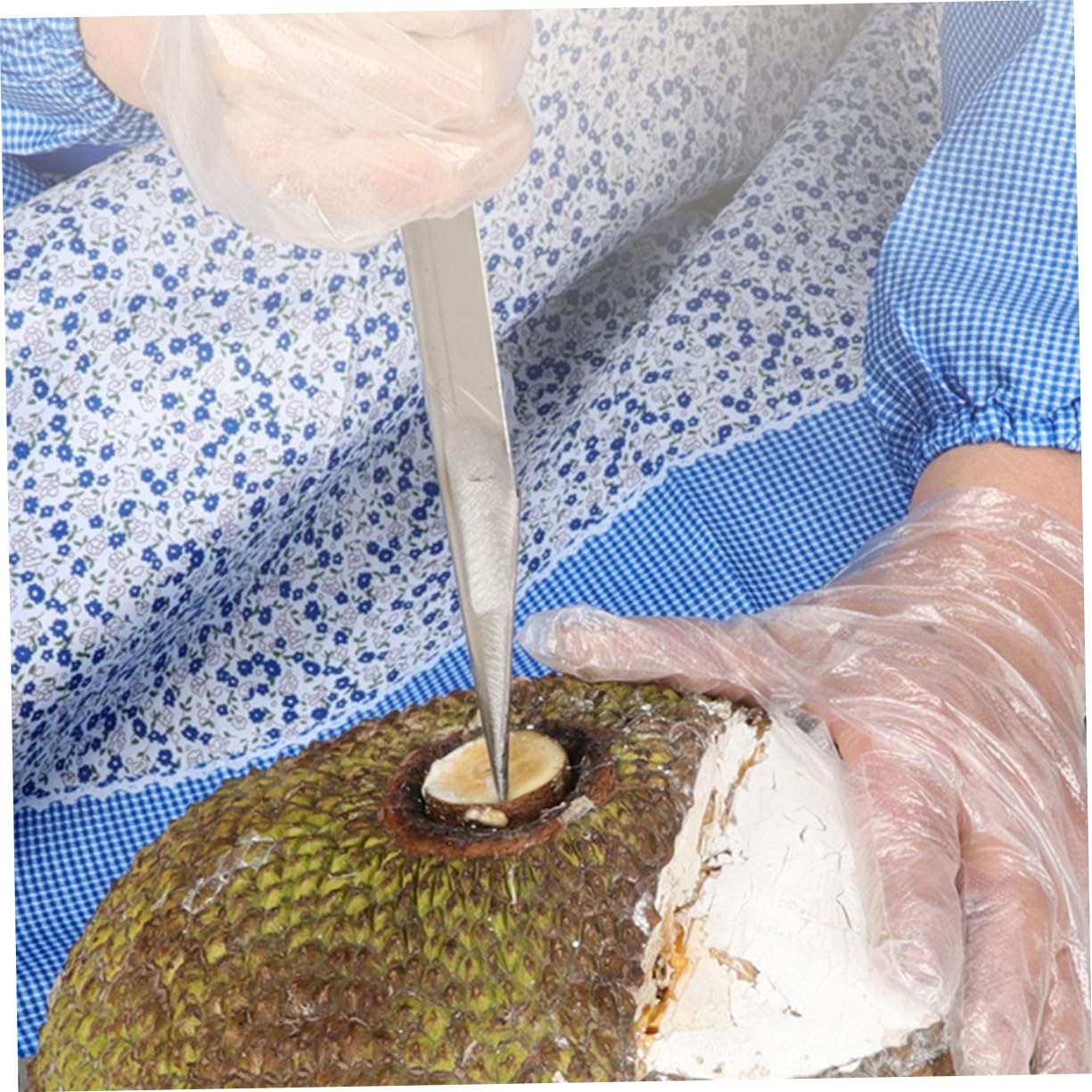 Jackfrucht Entkerner aus Edelstahl mit Ergonomischem Design, Silber