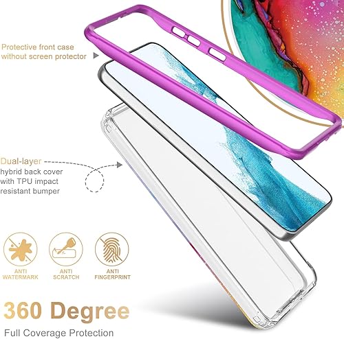 Miniatura 8 de Esdot Funda para Samsung Galaxy S23 grado militar prueba de caídas de 21 pies resistente con diseños de moda para mujeres y niñas funda protectora