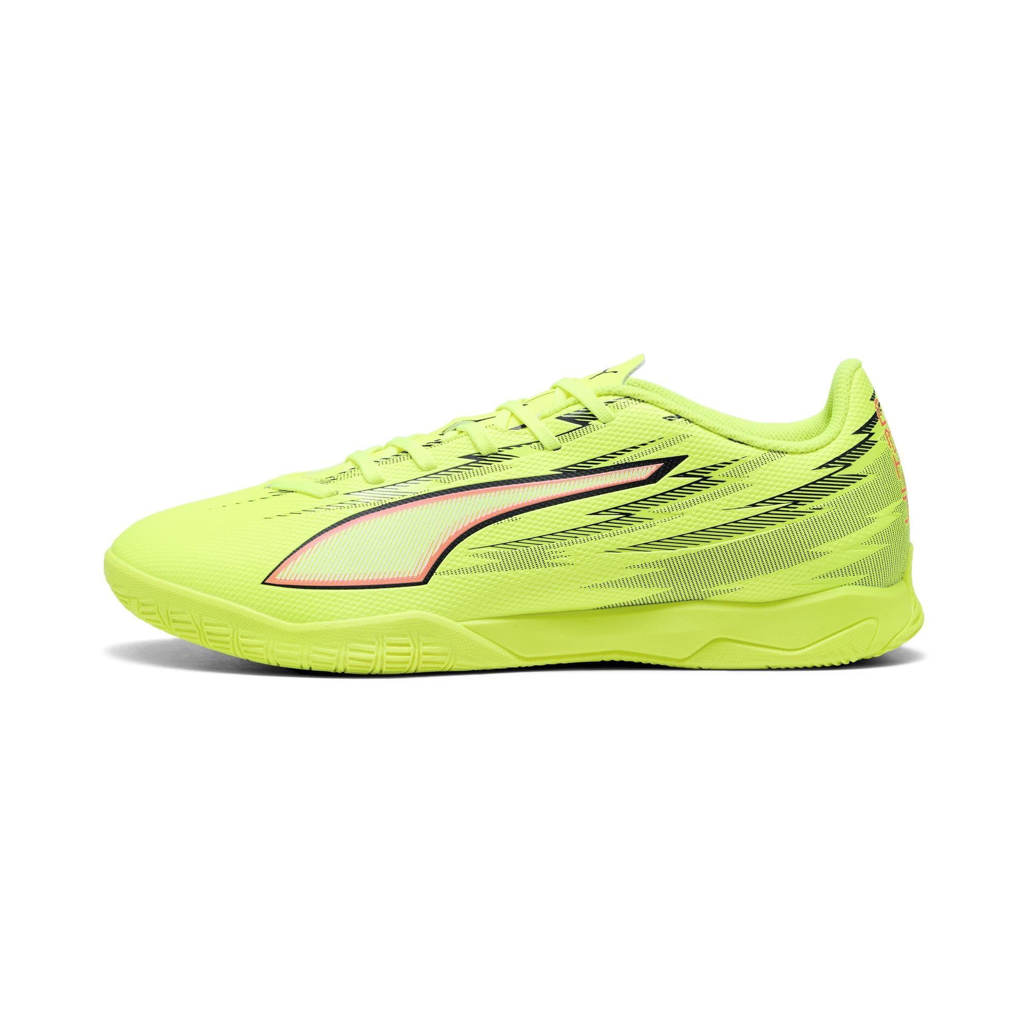 Puma Ultra 6 Play IT - Tenis de fútbol Unisex, Alerta Amarilla, Negro, Rojo Brillante, Lima exprimida, Talla 7 de Reino Unido, Yellow Alert Puma Black Glowing Red Lime Squeeze, 40.5 EU