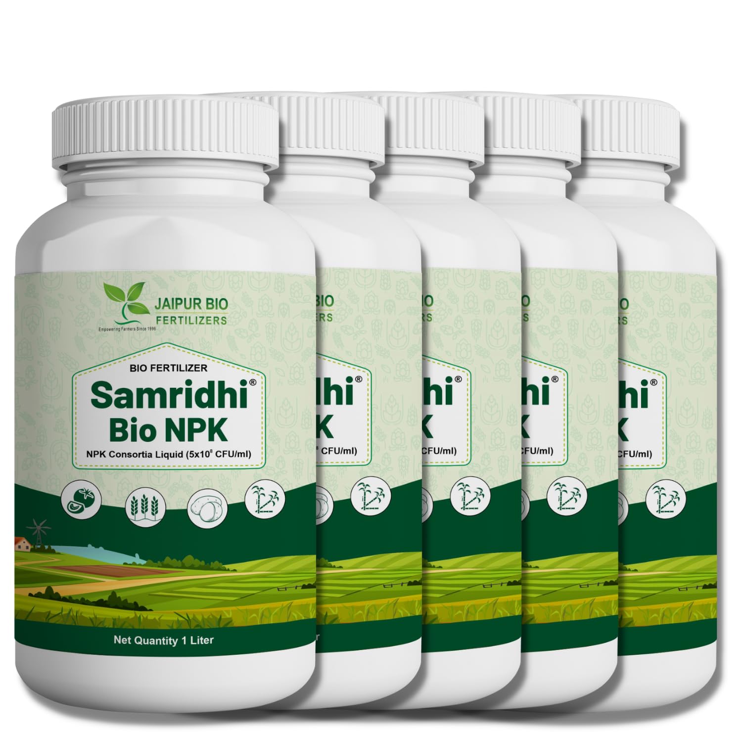 Samridhi Bio NPK Liquid Consortia Water Soluble Bio Fertilizer for All Crops, Fruits, Vegetable & Flowering Plants and Agricultural Use 5 Litre (B0CRKV6P14) Amazon Price History, Amazon Price Tracker