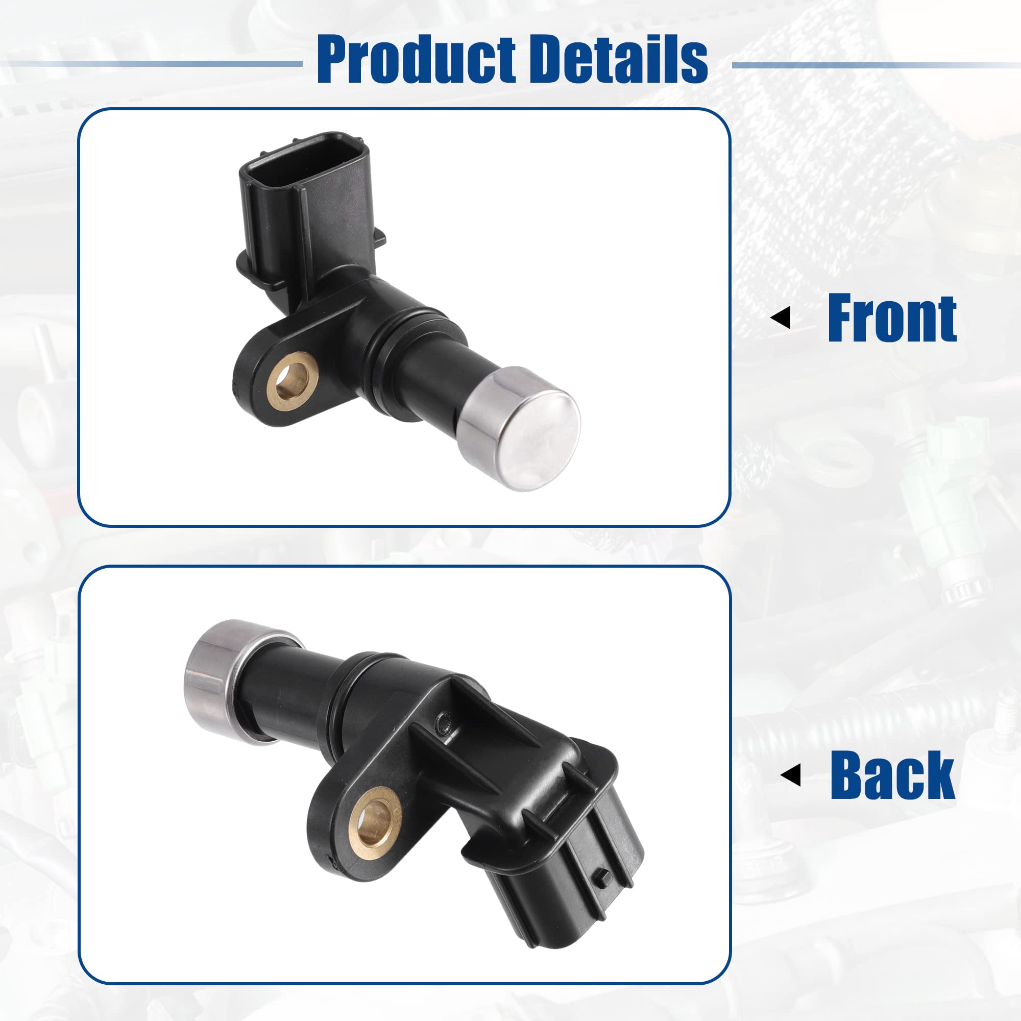 X AUTOHAUX Transmisión Velocidad Sensor para Honda Accord - 1 PiezaNegro