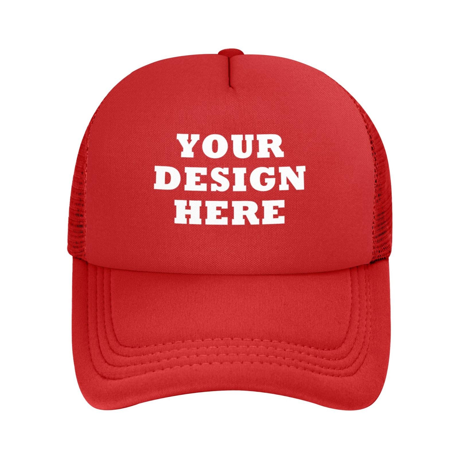 Tingwei Personalised Baseball Caps Custom Hats for Men Women,Embroidered Women Want Me Fish Fear Me Adjustable Trucker Hat Cotton Unisex Dad Hats