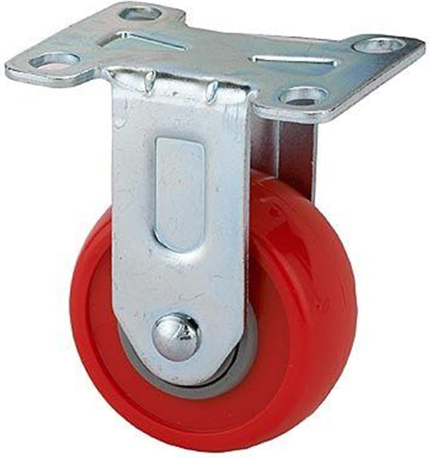 Woodriver 2-1/2" Caster Fixed Plate with 4-Hole Mounting 3-3/8" Tall