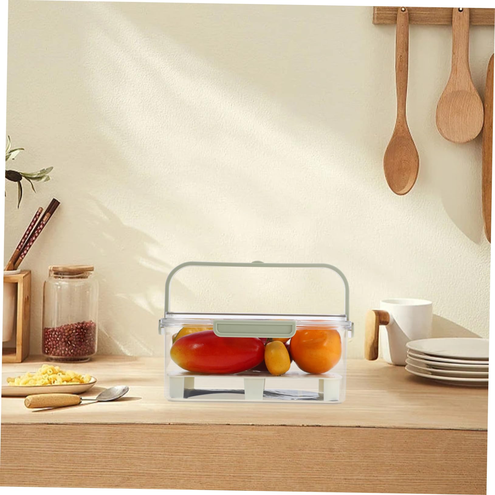 2st Schärfer Kühlschrankboxen Lebensmittelbehälter Gefrierfach Snackbox Kühlschränke Kühlschrank Outdoor Obstkorb Beerenbehälter Für Kühlschrank Kühlschrank-organizer Pp