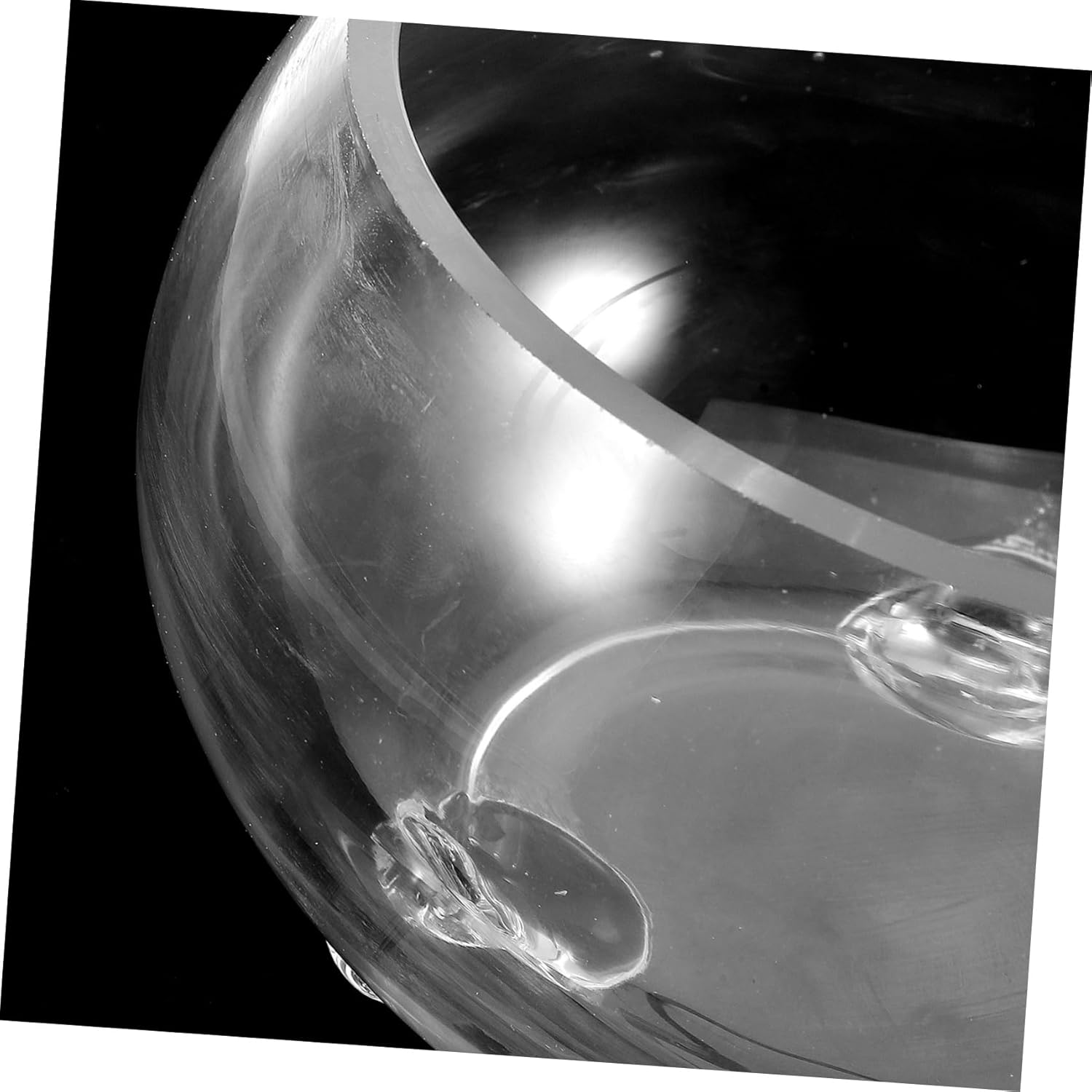 Glass Fish Bowl Terrarium Planter Vase Hydroponic Decorative Centerpiece for Home Office and Weddings Round Aquarium for Plants and Easy to Clean Design