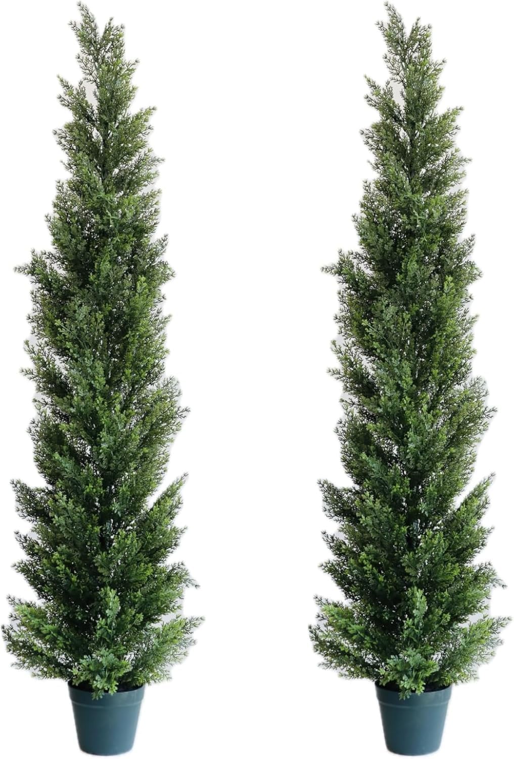 Arcadia Silk Plantation 5FT Artificial Cedar Topiary Trees