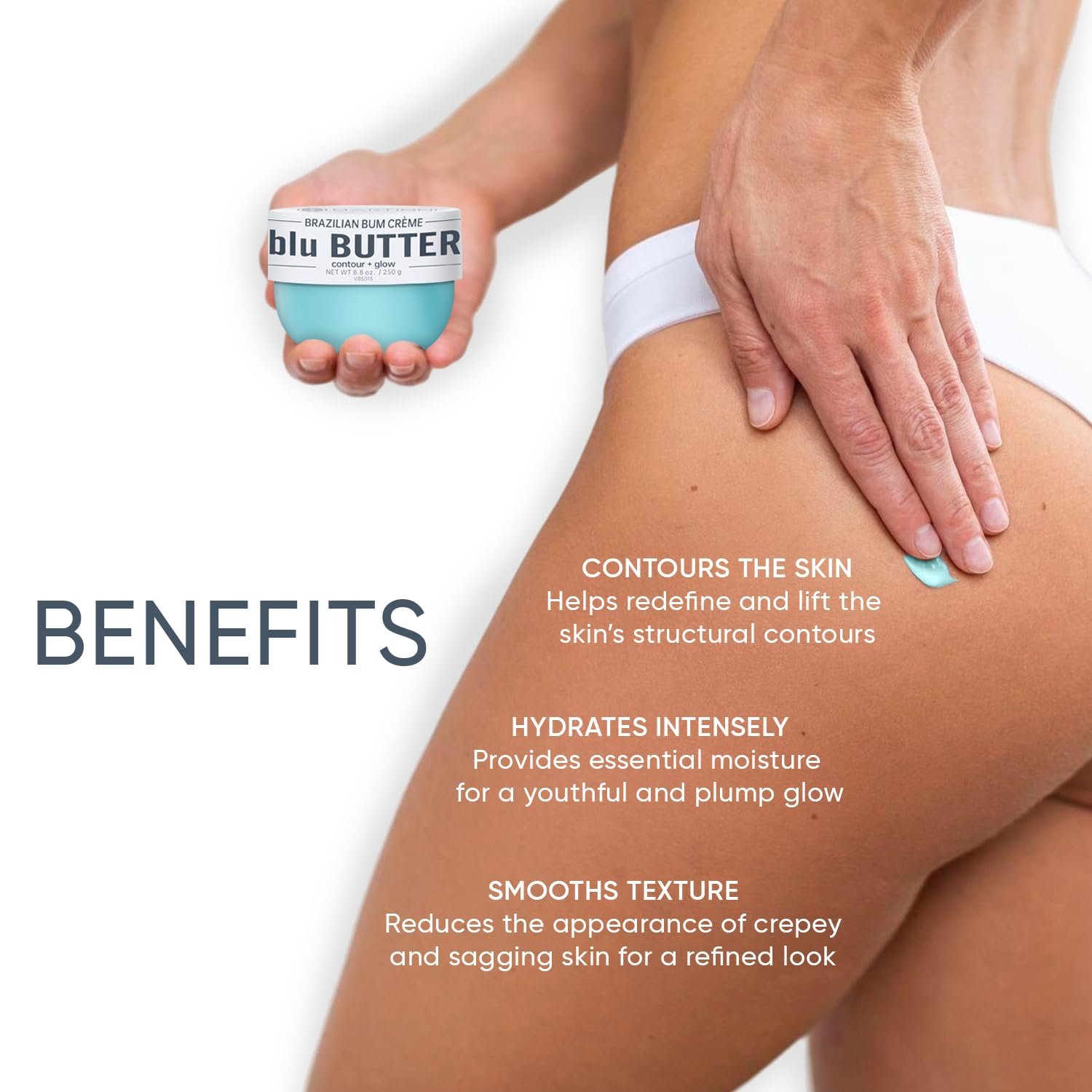 Martinni Brazilian Bum Cream – 8.8oz | Cellulite Booty Cream for Firming, Hydrating & Contouring | Smoothing Body Butter with Brazil Nut, Shea Butter & Vita Blu Complex | Lifts, Tightens.