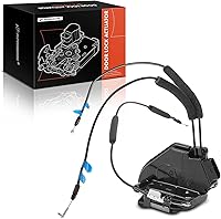 Vista 9 de A-Premium Pestillo de bloqueo de puerta y conjunto de cables compatible con vehículos Nissan – Altima 2013 2014 2015 2016 2017 2018, 2.5L 3.5L