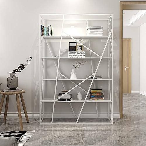 Miniatura 8 de Estantería pequeña de esquina de hierro forjado multicapa para sala de estar, estantería de piso para oficina, estante simple para almacenamiento de