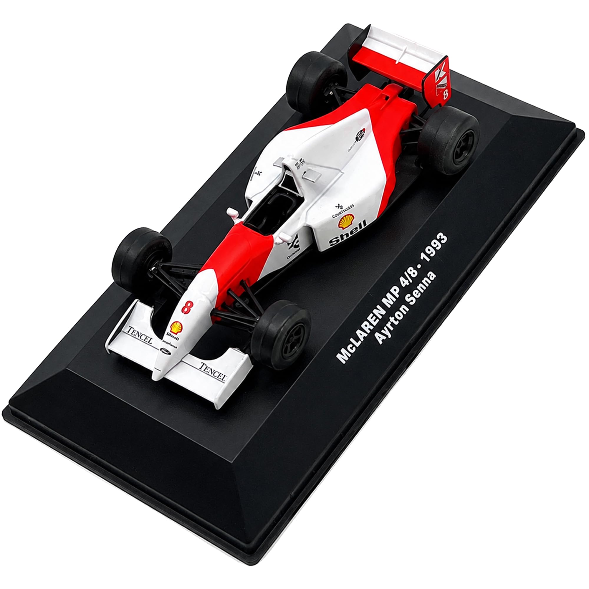 1:43 F1 Team MP4/8-1993 Collection Formula 1 Race 8# Model Inspired by Ayrton Senna Diecast Collectible Model​