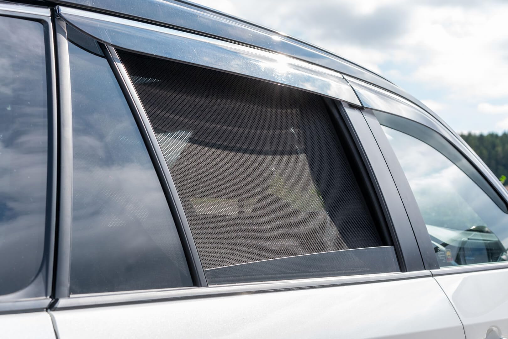 Car Shades Set (Porte Laterali Posteriori) Compatibile con Toyota RAV-4 (5th Gen) 2018- (2-Parti) Tendine Parasole su Misura