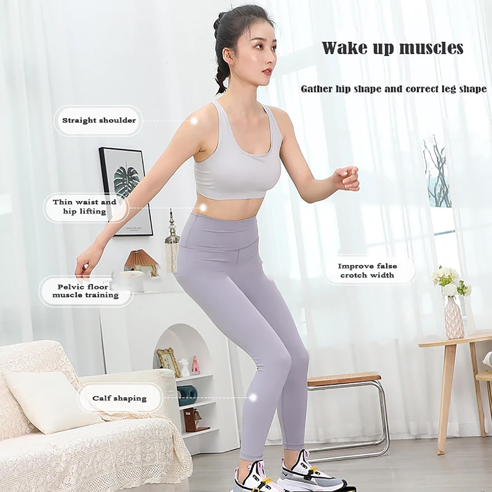 Máquina De Entrenamiento Con Simulador De Esquí, Simulador De Entrenamiento De Esquí Con Rodillos De Goma Silenciosos, Carga De 150 Kg Y 6 Niveles De Resistencia Ajustable, Absorción De Impactos