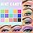 UCANBE Colorful Eyeshadow Palette Makeup Set, 2pcs 15 Shades Matte Shimmer Vibrant Neon Rainbow Pastel Eye Shadow Pallet with Soft Double Ended Brush, Summer Vibe Pigmented Blendable Eye Make Up Kit