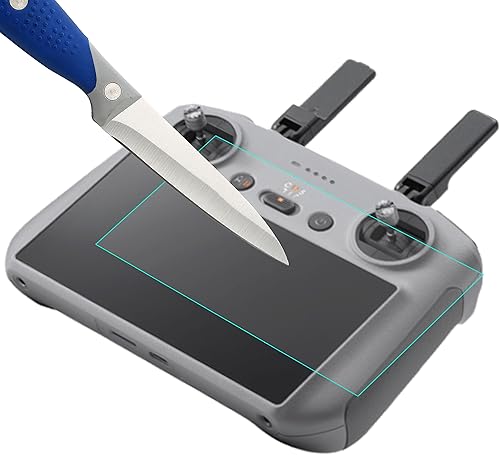 Miniatura 4 de Mr.Shield Protector de pantalla compatible con DJI RC 2 para mando a distancia DJI Air 3 RC 2  Mini 4 Pro vidrio templado paquete de 3 vidrio