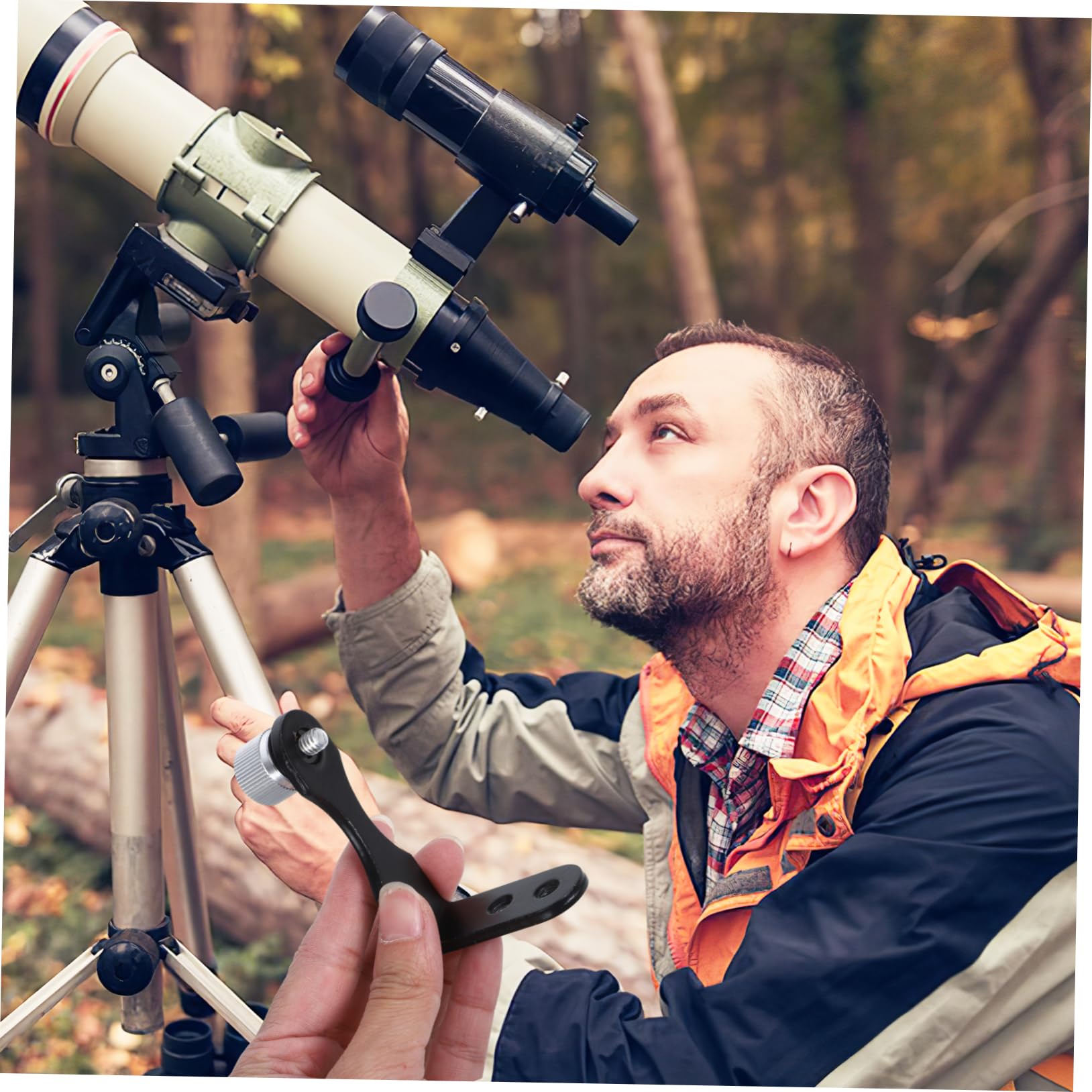 10piezas Adaptador De Trípode para Telescopios y Binoculares Soporte Rápido y Estable Compatible Telescopios Sencillos y Dobles Diseño Elegante y Moderno para Fotografía