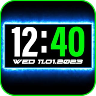 neon Peaceful Clock & Wallpaper Screensaver HD - Analog And Digital Clock Screensaver For TV - NO ADS