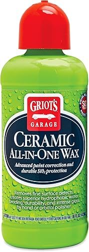 Griot's Garage Cera de cerámica todo en uno para depilación de automóviles, camiones y vehículos recreativos, ideal para eliminación de defectos y
