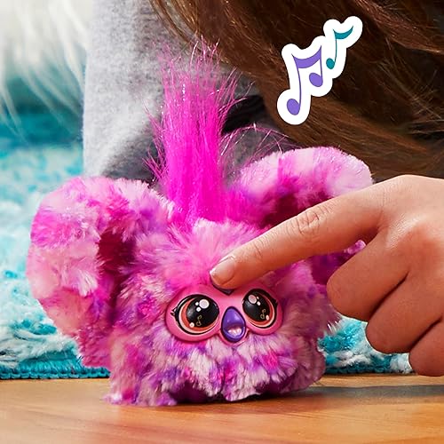 Miniatura 9 de Furby Furblets Hip-Bop Mini Friend, más de 45 sonidos, música hip hop y frases furbish, juguetes de peluche electrónicos para niñas y niños de 6